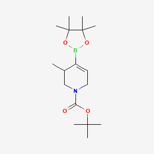 Tert-butyl 3-methyl-4-(tetramethyl-1,3,2-dioxaborolan-2-yl)-1,2,3,6-tetrahydropyridine-1-carboxylate
