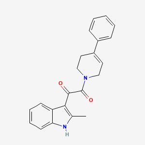 1-(2-methyl-1H-indol-3-yl)-2-(4-phenyl-5,6-dihydropyridin-1(2H)-yl)ethane-1,2-dione