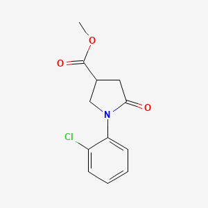 Methyl 1-(2-chlorophenyl)-5-oxopyrrolidine-3-carboxylate
