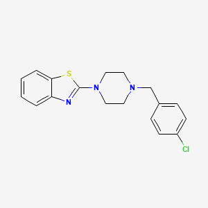 2-[4-(4-Chlorobenzyl)piperazino]-1,3-benzothiazole