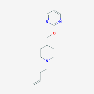 2-[(1-But-3-enylpiperidin-4-yl)methoxy]pyrimidine