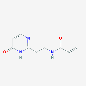 N-[2-(6-Oxo-1H-pyrimidin-2-yl)ethyl]prop-2-enamide