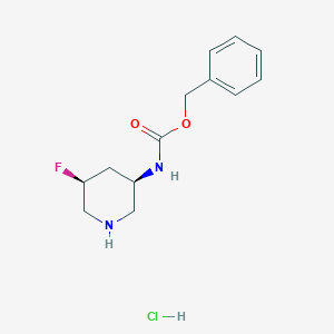 Benzyl ((3,5-ciS)-5-fluoropiperidin-3-yl)carbamate HCl