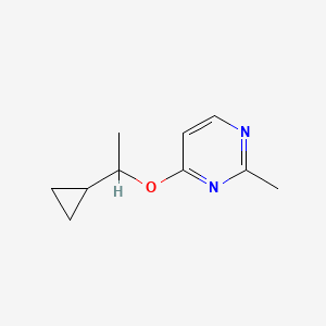 4-(1-Cyclopropylethoxy)-2-methylpyrimidine