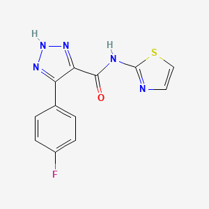 molecular formula C12H8FN5OS B2854475 C12H8FN5OS CAS No. 1788830-47-6