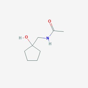 molecular formula C8H15NO2 B2854480 N-[(1-hydroxycyclopentyl)methyl]acetamide CAS No. 51004-22-9