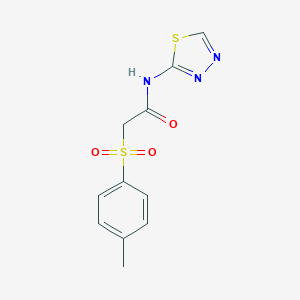 2-[(4-methylphenyl)sulfonyl]-N-(1,3,4-thiadiazol-2-yl)acetamide