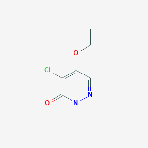 molecular formula C7H9ClN2O2 B2854550 4-氯-5-乙氧基-2-甲基-2H-哒嗪-3-酮 CAS No. 40905-04-2