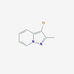 molecular formula C8H7BrN2 B2854556 3-Bromo-2-methylpyrazolo[1,5-a]pyridine CAS No. 53902-98-0