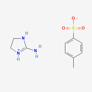 molecular formula C10H15N3O3S B2854566 2-Amino-4,5-dihydro-1h-imidazol-3-ium 4-methylbenzenesulfonate CAS No. 64103-00-0