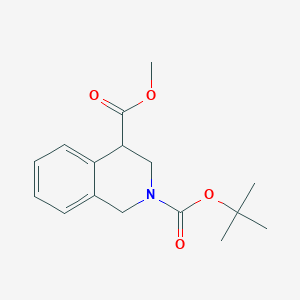 2-tert-butyl 4-methyl 3,4-dihydroisoquinoline-2,4(1H)-dicarboxylate