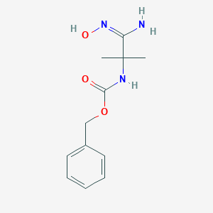 B028546 Benzyl [2-amino-2-(hydroxyimino)-1,1-dimethylethyl]carbamate CAS No. 518047-98-8