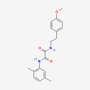 molecular formula C19H22N2O3 B2854615 N1-(2,5-dimethylphenyl)-N2-(4-methoxyphenethyl)oxalamide CAS No. 331986-46-0