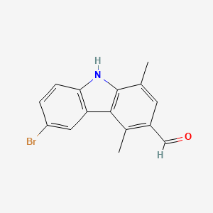 6-Bromo-1,4-dimethyl-9H-carbazole-3-carbaldehyde