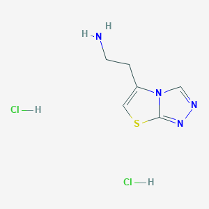 2-(Thiazolo[2,3-c][1,2,4]triazol-5-yl)ethanamine dihydrochloride