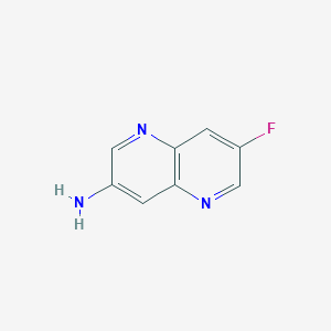 7-Fluoro-1,5-naphthyridin-3-amine