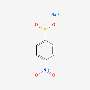 molecular formula C6H4NNaO4S B2854645 Sodium 4-nitrobenzene-1-sulfinate CAS No. 15959-31-6