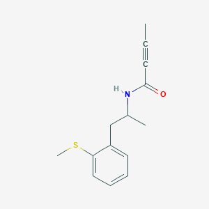 N-[1-(2-Methylsulfanylphenyl)propan-2-yl]but-2-ynamide