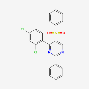 5-(Benzenesulfonyl)-4-(2,4-dichlorophenyl)-2-phenylpyrimidine
