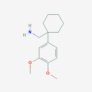 B2854662 [1-(3,4-Dimethoxyphenyl)cyclohexyl]methanamine CAS No. 55092-70-1