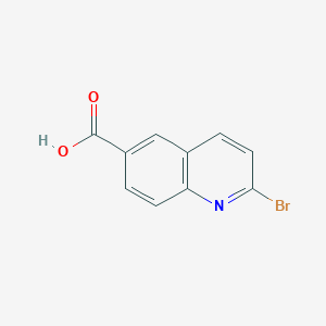 molecular formula C10H6BrNO2 B2854670 2-Bromoquinoline-6-carboxylic acid CAS No. 1781044-00-5