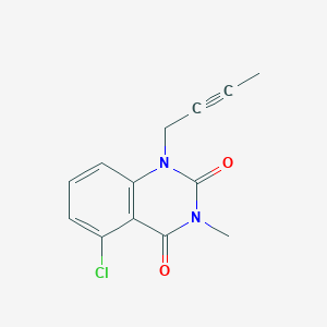 1-(but-2-yn-1-yl)-5-chloro-3-methylquinazoline-2,4(1H,3H)-dione