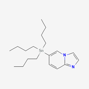 6-(Tributylstannyl)imidazo[1,2-a]pyridine