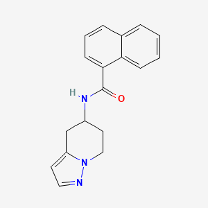 N-(4,5,6,7-tetrahydropyrazolo[1,5-a]pyridin-5-yl)-1-naphthamide