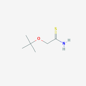 molecular formula C6H13NOS B2854689 2-(Tert-butoxy)ethanethioamide CAS No. 1039316-23-8
