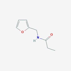 molecular formula C8H11NO2 B2854690 N-(呋喃-2-基甲基)丙酰胺 CAS No. 344326-10-9