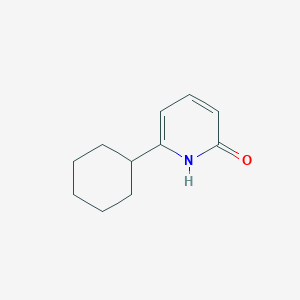 molecular formula C11H15NO B2854732 6-cyclohexyl-1H-pyridin-2-one CAS No. 1159814-04-6