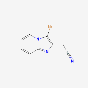2-(3-Bromoimidazo[1,2-a]pyridin-2-yl)acetonitrile