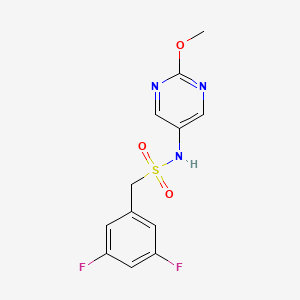 1-(3,5-difluorophenyl)-N-(2-methoxypyrimidin-5-yl)methanesulfonamide