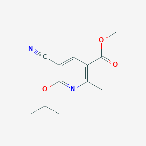 Methyl 5-cyano-6-isopropoxy-2-methylnicotinate
