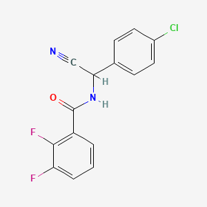 N-[(4-chlorophenyl)(cyano)methyl]-2,3-difluorobenzamide