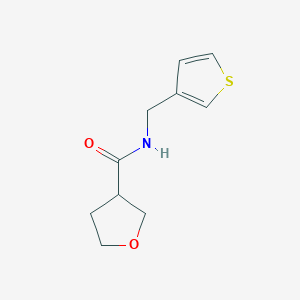 N-(thiophen-3-ylmethyl)tetrahydrofuran-3-carboxamide