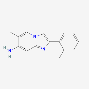 6-Methyl-2-o-tolyl-imidazo[1,2-a]pyridin-7-ylamine