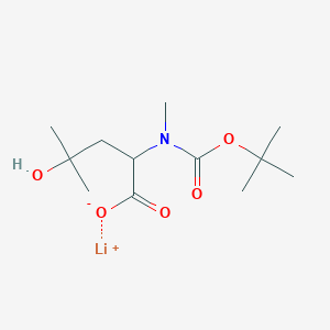 Lithium 2-((tert-butoxycarbonyl)(methyl)amino)-4-hydroxy-4-methylpentanoate