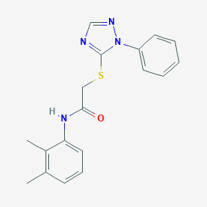 N-(2,3-dimethylphenyl)-2-[(1-phenyl-1H-1,2,4-triazol-5-yl)sulfanyl]acetamide