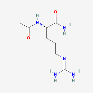 molecular formula C8H17N5O2 B2854995 Ac-Arg-Nh2 Salt CAS No. 64365-27-1; 88530-28-3