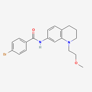 4-bromo-N-(1-(2-methoxyethyl)-1,2,3,4-tetrahydroquinolin-7-yl)benzamide