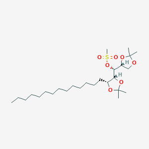 B028550 (2R,3R,4R,5R)-1,2:4,5-Di-O-isopropylidene-3-nonadecanol Methanesulfonate CAS No. 570414-09-4