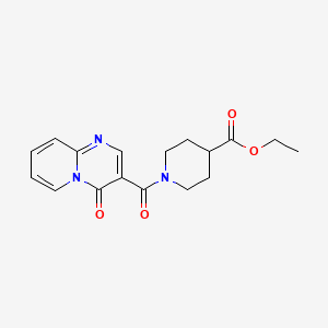 ethyl 1-[(4-oxo-4H-pyrido[1,2-a]pyrimidin-3-yl)carbonyl]piperidine-4-carboxylate