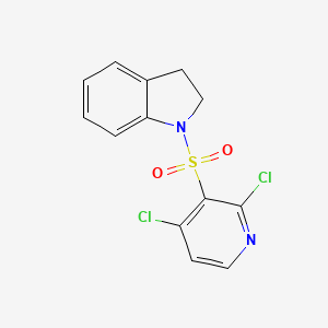 1-[(2,4-dichloropyridin-3-yl)sulfonyl]-2,3-dihydro-1H-indole