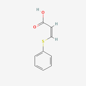 molecular formula C9H8O2S B2855044 (Z)-3-(phenylthio)acrylic acid CAS No. 63413-91-2; 706-01-4