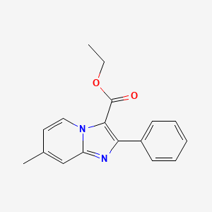 Ethyl 7-methyl-2-phenylimidazo[1,2-a]pyridine-3-carboxylate