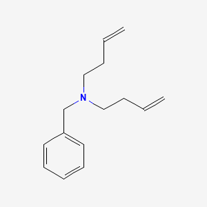 molecular formula C15H21N B2855048 N-Benzyl-N-(but-3-en-1-yl)but-3-en-1-amine CAS No. 132365-02-7