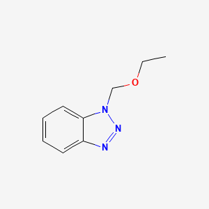 molecular formula C9H11N3O B2855060 1-(Ethoxymethyl)benzotriazole CAS No. 111198-01-7