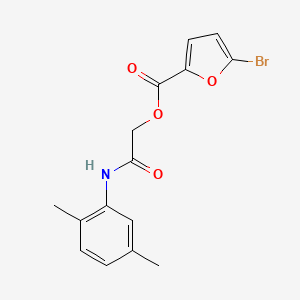 [(2,5-Dimethylphenyl)carbamoyl]methyl 5-bromofuran-2-carboxylate