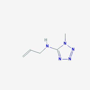 molecular formula C5H9N5 B2855091 N-allyl-1-methyl-1H-tetrazol-5-amine CAS No. 1343369-00-5